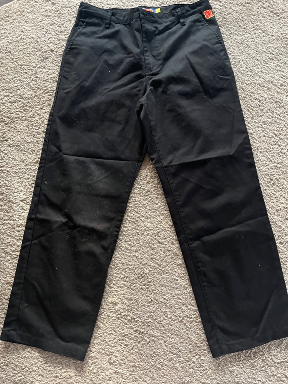 Empyre Black Men's Straight Chinos